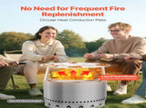 Fire Pit Heat Deflector for Solo Stove Yukon, 685.8 mm Bonfire Round for Wood Pit, 304 V952-HKGRZYX27YC0I1KFL001V0