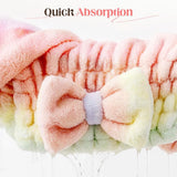 2Pcs Super Absorbent Towel Wrap for Wet, Microfiber Drying Caps, Soft and Fast Drying V1258-DP02-F-42