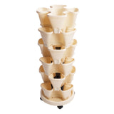 Stackable Flower Pot Multi Layer Waterproofing Space Saving Stable Vertical Garden Planter for Home V1294-YM0901-3111250073711