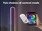 Artiss RGB LED Floor Lamp Remote Control Corner Light Stand Gaming Room 118CM LAMP-FLOOR-RGB-118-BK