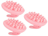 3Pcs Scalp Massage Brush Adult Universal Hairdressing Shampoo Wash Hair Combpink V1294-YM0901-3112200128812
