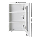 Cefito Bathroom Mirror Cabinet 450x720mm White BV-MC-6008-WH