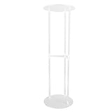 Clear Small Acrylic Drink Table Minimalist Small Round Side Table for Living Room Bedroom Balcony V1294-YM0901-3116240027111