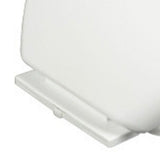 Slow Close Toilet Seat Thickened White PP Quick Installation Household Toilet Lid for Replacement V1294-YM0703-3112230004711