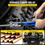 VEVOR Hydraulic Flaring Tool Kit, 45&deg; Double Flaring Tool, Brake Repair Brake Flaring Tools for V952-KKJDXTZ450305CHVCV0