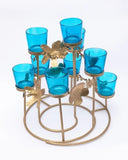 20 Pack Turquoise Votive Tealight Candle Holders House Party Cenrepiece Xmas Wedding Decor V382-TURQCHX20