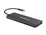 Simplecom CHN612 USB-C 12-in-1 Multiport Docking Station Dual HDMI VGA Triple Display Gigabit LAN V28-CHN612