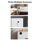 Digital Cabinet Lock with Combination Zinc Alloy Drawer Safe Smart Security Latch for Home Office V1107-879-77429-BLK-30MM