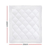 Giselle Bedding 800GSM Microfibre Bamboo Quilt King QUILT-BAM-800-K