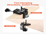 Doweling Jig Kit, Self Centering Dowel Drill Jig for Straight Holes, Aluminum Alloy Woodworking V952-ZJJJJXZKJJ00ELCE6001V0