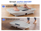 Vibration Plate Exercise Machine, Whole Body Shake Plate with LED Touch Screen & Bluetooth Speaker, V1181-SO001