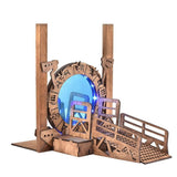 Stargate Book End Galaxy Gate Book End Creative - Border Time Tunnel Magic Gate Bookshelf Book End V1366-AZ2-W-14433