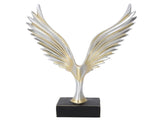 Resin Eagle Figurine Home Decor Abstract Eagle Wing Statue Sculpture Ornament Crafts Office Desk V1294-YM0901-3115240054611