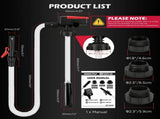 SEDY 3.2 GPM Automatic Shut Off Fuel Transfer Pump Battery Powered Diesel Pump V465-86528