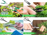 24-Piece Bonsai Tree Tool Kit for Gardening Starters Complete Bonsai Care Set with Organizer Bag V888-ELOSUNG17668