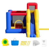 Inflatable Bounce House, Outdoor High Quality Playhouse Trampoline, Jumping Bouncer with Blower, V952-CQCBBHYC910PO49AIV3