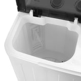 Portable Twin Tub Washing Machine with Rinse and Self-drain Function V196-WM150