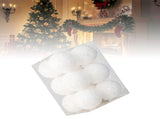 12pcs Xmas Ball Ornament Creative Lightweight Foam Xmas Tree Decorative Ball for Wedding Home V1294-YM0901-3115240094411