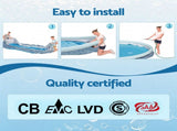 Bestway 457cm Swimming Pool Inflatable Above Ground Round Pools w/ Filter Pump BW-POOL-R-457-57315