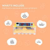 Electric 48 Egg Incubator Accessories Hatching Eggs Chicken Quail Duck V238-SUPDZ-33454518150