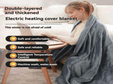 Electric Heated Blanket Smart Thermostatic Intelligent Timing Automatic - Gray - Size 1.5-1.8m V1102-114-25877-GRY-150-180CM