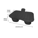 Car Rear Seat Inflatable Mattress Travel Bed with Air Pump Pillow Storage Bag Portable Camping V1366-AZ2-W-14877