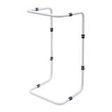 Blanket Lifter Bar 62-82cm Height Adjustable Feet Tent Steel Bed Cradle Max Load 136kg with 4 Clips V985-BLANKETLIFTERBAR