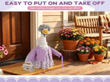 Outfit with Weatherproof Waterproof Fabric Mini Handbag and Decor Necklace for Space Saving Storage V1369-AZ3-W-12591