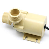 12V Solar Water Circulating Pump Low Noise Brushless Motor Water Pump Waterproof Heater Solar V1370-AZ4-12546