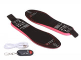 Heated Insoles DIY Cuttable Smart Remote Control USB Rechargeable Electric Heating Insoles for Men V1294-YM3113220238311-0421