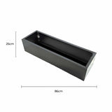 Grey Metal Planter Small V637-DP1018794