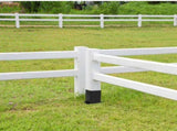 Black Wood Pavilion Post Base Bracket Kit Heavy Duty Support for Pergolas and Outdoor Structures V1369-AZ3-W-17120