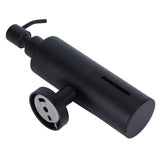 200ml Round Soap Dispenser WallMounted Shampoo Shower Gel Container Bathroom Supply Black V1294-YM0721-3112210016311