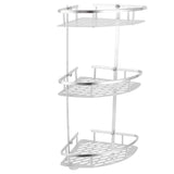 3 Tiers Corner Shower Shelf Wall Mounted Shower Organizer Storage Rack for Toilet Kitchen V1294-YM0721-3112210010411