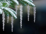 Acrylic Christmas Icicle Ornaments 13cm Hanging Decor V1142-RB1005009531481091