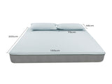 DreamZ Latex Cooling Bed Sheet Set Fitted 3PCS Queen BED1015-Q-DG