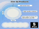 5 Pack Sublimation Spinner Blanks 8 Inch Spinners Sublimation Blanks 3D Aluminum Metal V1366-AZ2-W-04246