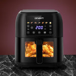 Devanti Air Fryer 8L LCD Fryers AF-K-G-8008-BK