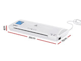 Devanti A4 Laminator Machine, Hot & Cold Thermal Fast Lamination Anti-Jam Laminator for Office LAMI-OL281-A4-WH