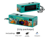 G6 Green Ultra-Mini Thumb Camera with 32GB Card, Card Reader & Adapter - HD Instant Pocket-Sized V888-ELOSUNG45920