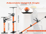 Cabinet Jack Support Pole, 2-Pack, 54-155 cm Steel Telescopic Quick Support Rod, Adjustable 3rd Hand V952-QXKSCG2PCS19OZBOL001V0