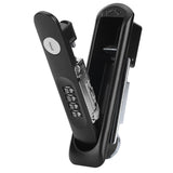 Zinc Alloy Cabinet Door Password Coded Lock with Keys for Home Office Hospital SchoolBlack V1294-YM0901-3114200056512