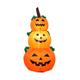 3.9FT Halloween Inflatables Pumpkin Outdoor Decorations LEDs Blow Up Inflatables 3 Inflatable V1294-YM0901-L6888US
