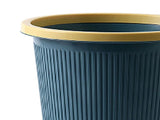 Trash Bin Plastic Exquisite Modern Garbage Container Can for Bathroom Kitchen Living Room Large Dark V1294-YM0710-3117230371812
