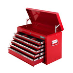 Giantz 9 Drawer Tool Box Cabinet Chest Toolbox Storage Garage Organiser Red TB-9DR-CHEST-RED