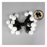 20 LED Connectable Globe String Lights Indoor Bedroom, 16.4ft Warm White String Lights with for V1370-AZ4-05132