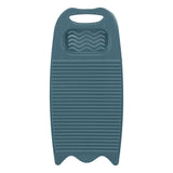 Hand Washboard Plastic Laundry Wash Board with Soap Holder Household Washing Board Blue V1294-YM0901-3112230039113