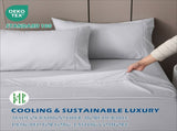 4 Piece Hotel Bamboo Cooling Sheet Set -Ultra Soft 2000TC Breathable Bed Sheets Set with 37 V1317-ZXW9-AUQ-4JT-YH