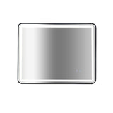 Rectangular Mirror LED Anti-Fog Illuminated Bathroom Living Room - 90x70cm V63-840631