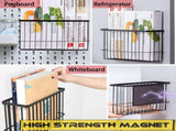 Magnetic Basket Fridge Lint Bin Dryer Ball Holder Laundry Room Organization Home Storage for Class V1366-AZ2-W-02022